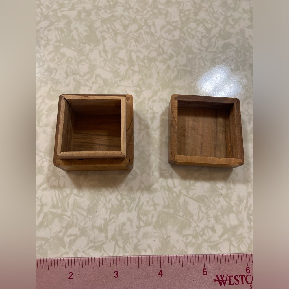 Vintage Jerusalem Small Wood Box #6374 β€οΈβπ₯ BEST PRICE - Picture 5 of 9